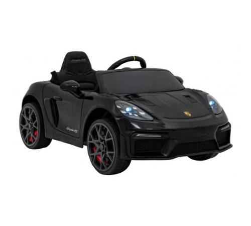 Дитяча акумуляторна машинка Porsche 718 MP4 Чорна Дитяча акумуляторна машинка Porsche 718 MP4 Чорна