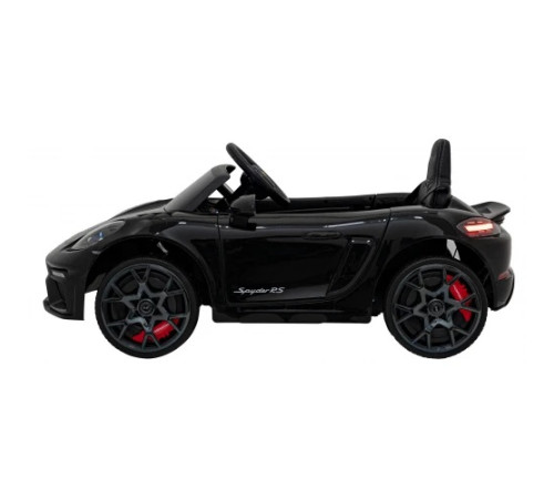Дитяча акумуляторна машинка Porsche 718 MP4 Чорна Дитяча акумуляторна машинка Porsche 718 MP4 Чорна