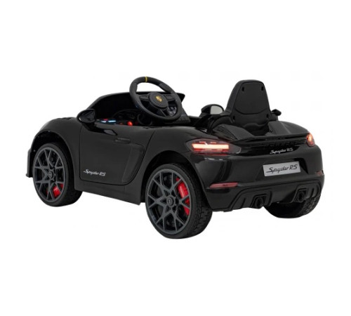 Дитяча акумуляторна машинка Porsche 718 MP4 Чорна Дитяча акумуляторна машинка Porsche 718 MP4 Чорна