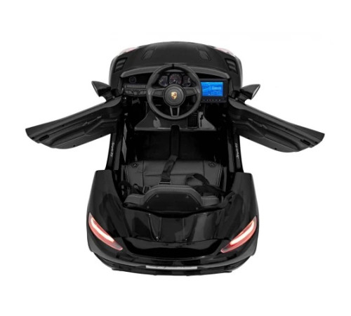 Дитяча акумуляторна машинка Porsche 718 MP4 Чорна Дитяча акумуляторна машинка Porsche 718 MP4 Чорна