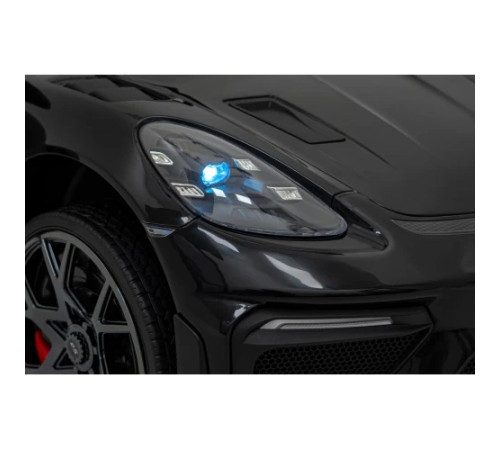 Дитяча акумуляторна машинка Porsche 718 MP4 Чорна Дитяча акумуляторна машинка Porsche 718 MP4 Чорна