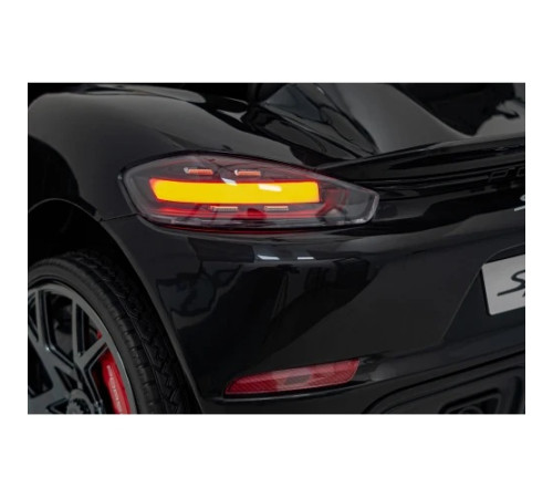 Дитяча акумуляторна машинка Porsche 718 MP4 Чорна Дитяча акумуляторна машинка Porsche 718 MP4 Чорна
