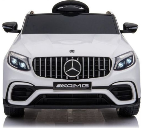 Дитяча акумуляторна машинка Mercedes Benz GLC63S Біла