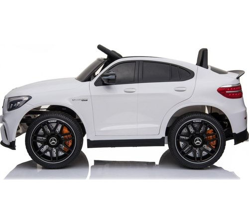 Дитяча акумуляторна машинка Mercedes Benz GLC63S Біла