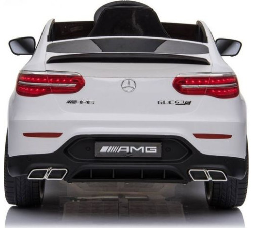 Дитяча акумуляторна машинка Mercedes Benz GLC63S Біла