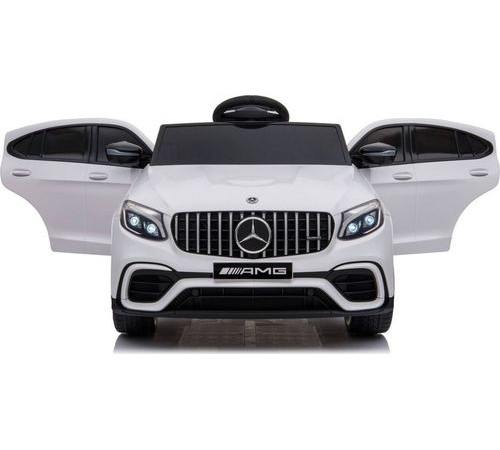 Дитяча акумуляторна машинка Mercedes Benz GLC63S Біла