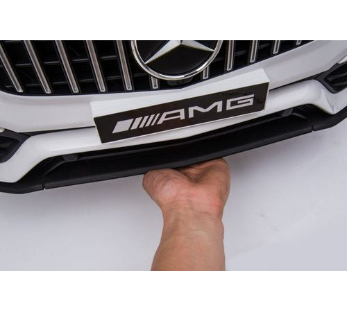 Дитяча акумуляторна машинка Mercedes Benz GLC63S Біла
