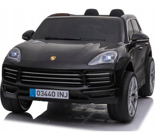 Дитяча акумуляторна машинка Porsche Cayenne S Чорна Дитяча акумуляторна машинка Porsche Cayenne S Чорна