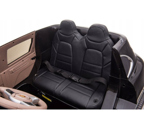 Дитяча акумуляторна машинка Porsche Cayenne S Чорна Дитяча акумуляторна машинка Porsche Cayenne S Чорна