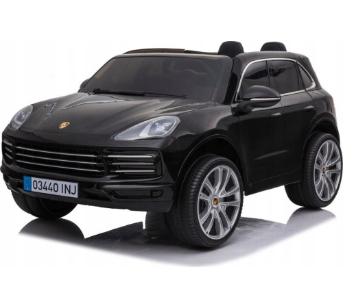 Дитяча акумуляторна машинка Porsche Cayenne S Чорна Дитяча акумуляторна машинка Porsche Cayenne S Чорна