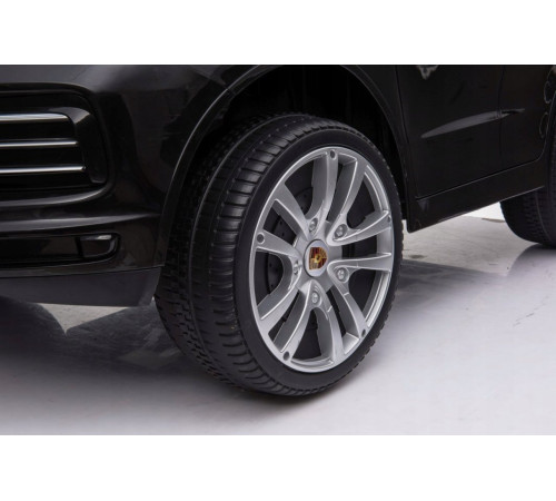 Дитяча акумуляторна машинка Porsche Cayenne S Чорна Дитяча акумуляторна машинка Porsche Cayenne S Чорна