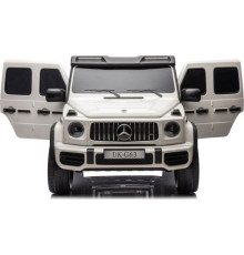 Дитяча акумуляторна машинка Mercedes Benz G63 AMG XXL Біла