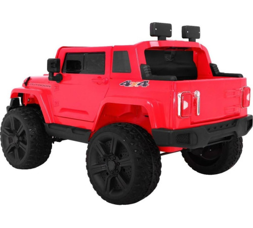 Дитяча акумуляторна машина Mighty Jeep Red + 2 місця + привід 4х4 + 2 багажника Дитяча акумуляторна машина Mighty Jeep Red + 2 місця + привід 4х4 + 2 багажника