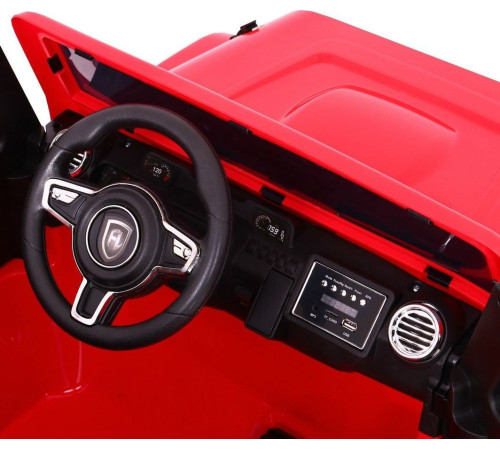 Дитяча акумуляторна машина Mighty Jeep Red + 2 місця + привід 4х4 + 2 багажника Дитяча акумуляторна машина Mighty Jeep Red + 2 місця + привід 4х4 + 2 багажника