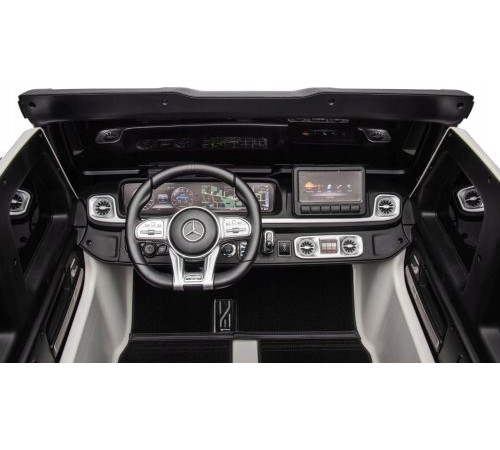 Дитяча акумуляторна машинка Mercedes Benz G63 AMG XXL Чорна Дитяча акумуляторна машинка Mercedes Benz G63 AMG XXL Чорна