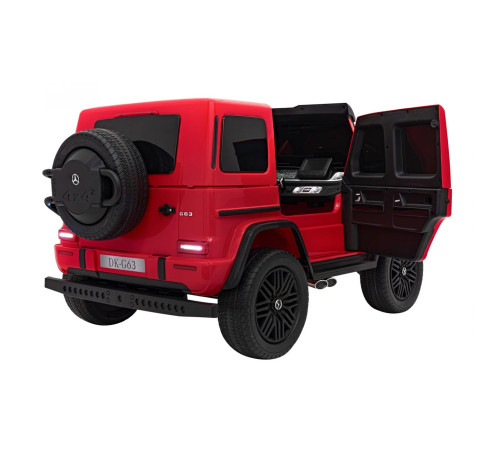 Дитяча акумуляторна машинка Mercedes Benz G63 AMG XXL MP4 Червона