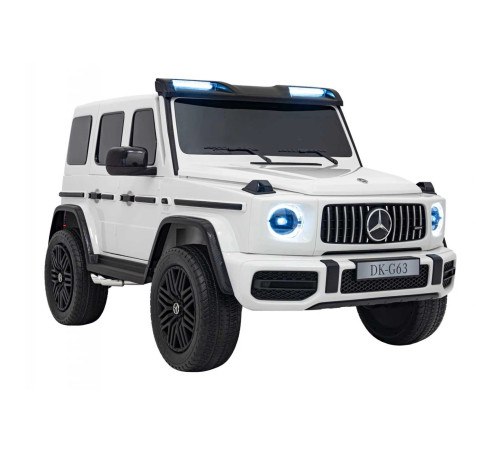 Дитяча акумуляторна машинка Mercedes Benz G63 AMG XXL MP4 Біла