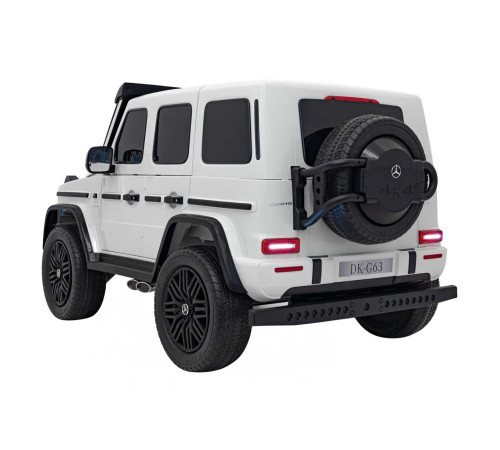 Дитяча акумуляторна машинка Mercedes Benz G63 AMG XXL MP4 Біла