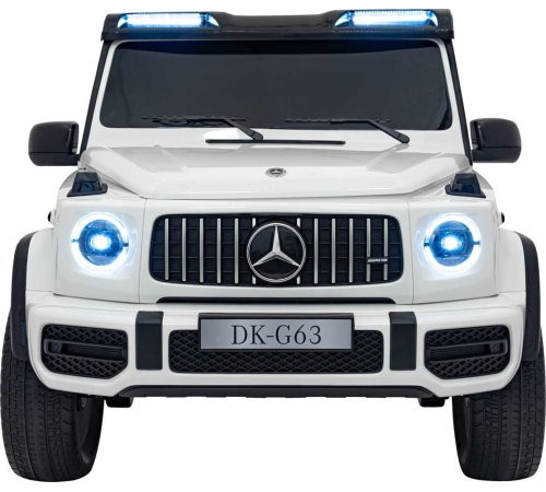Дитяча акумуляторна машинка Mercedes Benz G63 AMG XXL MP4 Біла Дитяча акумуляторна машинка Mercedes Benz G63 AMG XXL MP4 Біла