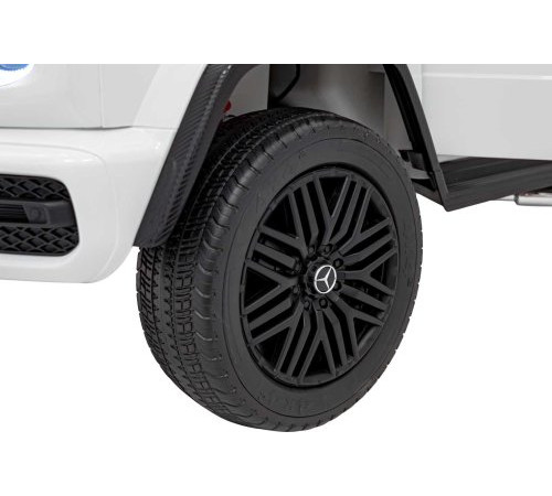Дитяча акумуляторна машинка Mercedes Benz G63 AMG XXL MP4 Біла Дитяча акумуляторна машинка Mercedes Benz G63 AMG XXL MP4 Біла