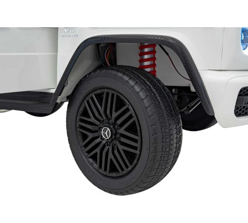 Дитяча акумуляторна машинка Mercedes Benz G63 AMG XXL MP4 Біла Дитяча акумуляторна машинка Mercedes Benz G63 AMG XXL MP4 Біла