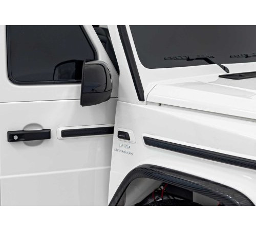 Дитяча акумуляторна машинка Mercedes Benz G63 AMG XXL MP4 Біла Дитяча акумуляторна машинка Mercedes Benz G63 AMG XXL MP4 Біла