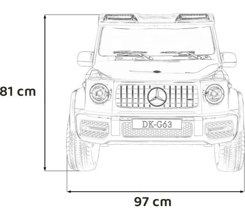 Дитяча акумуляторна машинка Mercedes Benz G63 AMG XXL MP4 Біла Дитяча акумуляторна машинка Mercedes Benz G63 AMG XXL MP4 Біла