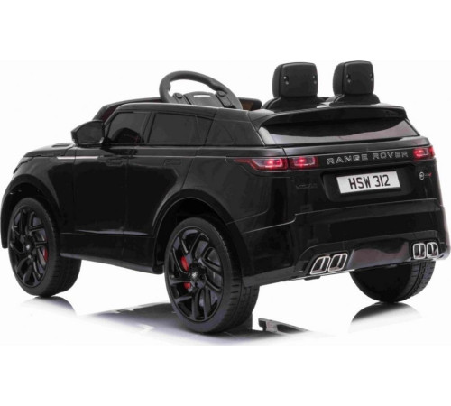 Дитяча акумуляторна машинка Range Rover Velar Чорна Дитяча акумуляторна машинка Range Rover Velar Чорна