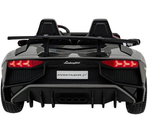 Дитяча акумуляторна машинка Lamborghini Aventador SV Сіра