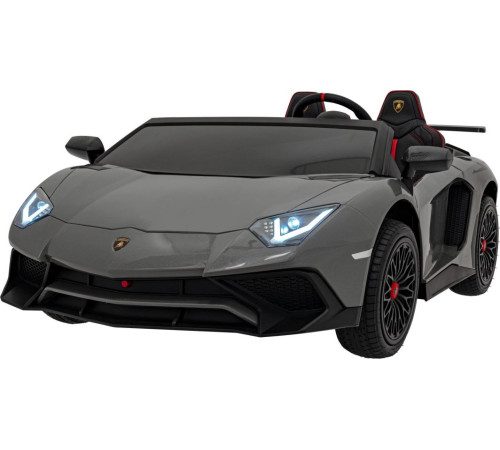 Дитяча акумуляторна машинка Lamborghini Aventador SV Сіра