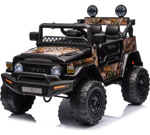 Дитяча акумуляторна машинка Toyota FJ Cruiser Чорна