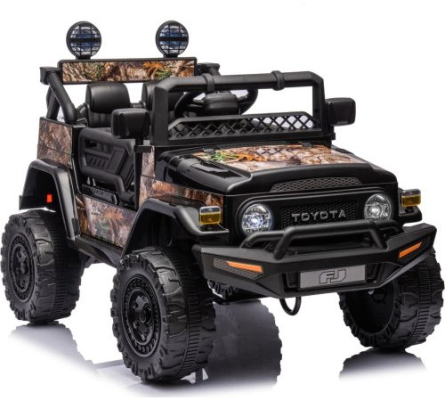 Дитяча акумуляторна машинка Toyota FJ Cruiser Чорна