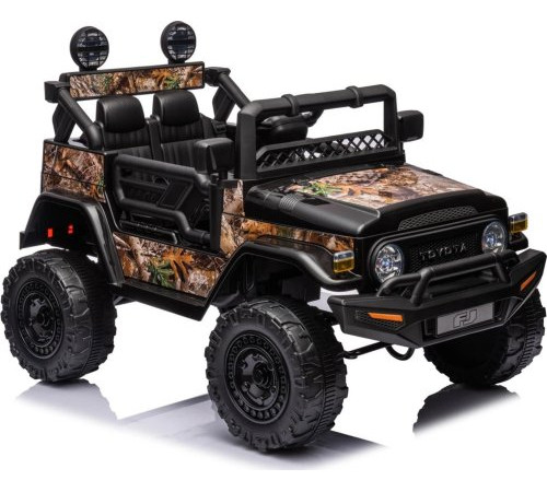 Дитяча акумуляторна машинка Toyota FJ Cruiser Чорна