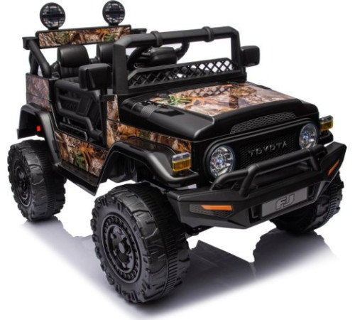 Дитяча акумуляторна машинка Toyota FJ Cruiser Чорна
