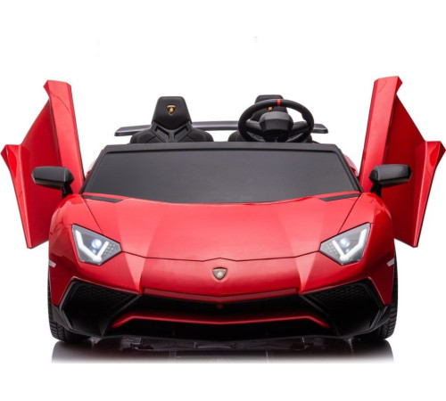 Дитяча акумуляторна машинка Lamborghini Aventador SV Червона