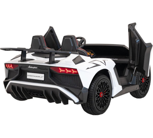 Дитяча акумуляторна машинка Lamborghini Aventador SV Біла