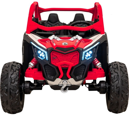 Дитяча акумуляторна машинка Баггі Maverick Turbo RR Червона Дитяча акумуляторна машинка Баггі Maverick Turbo RR Червона