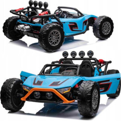 Дитяча акумуляторна машинка Buggy Racing 5 синя