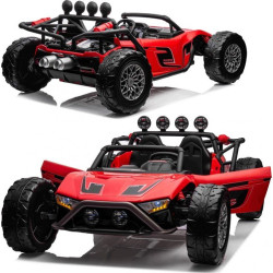 Дитяча акумуляторна машинка Buggy Racing 5 червона
