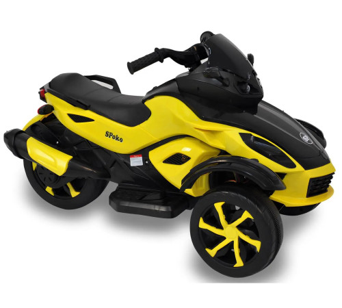Дитячий електромотоцикл Spoko SP-610 жовтий