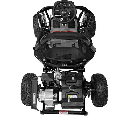 Дитячий акумуляторний картинг MUD MONSTER Чорний Дитячий акумуляторний картинг MUD MONSTER Чорний