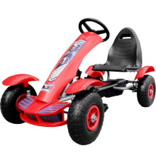 Дитячий педальний картинг Racing XL 3+ Червоний