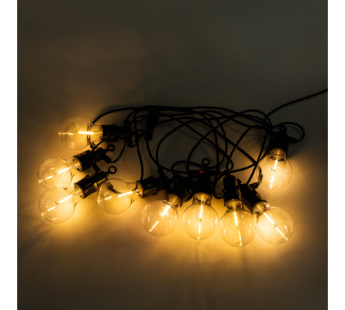 Ретро-гірлянда вулична 10 LED, 5 м, жовтий Ретро-гірлянда вулична 10 LED, 5 м, жовтий