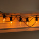 Ретро-гірлянда вулична 10 LED, 5 м, імітація вогню