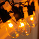 Ретро-гірлянда вулична 10 LED, 5 м, імітація вогню