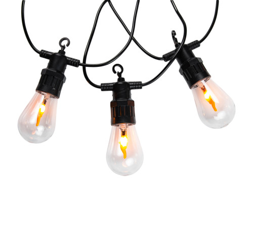 Ретро-гірлянда вулична 10 LED, 5 м, імітація вогню Ретро-гірлянда вулична 10 LED, 5 м, імітація вогню