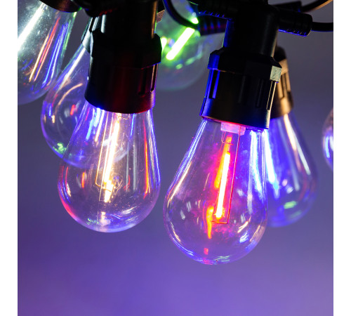 Ретро-гірлянда вулична 10 LED, 5 м, мультиколор Ретро-гірлянда вулична 10 LED, 5 м, мультиколор