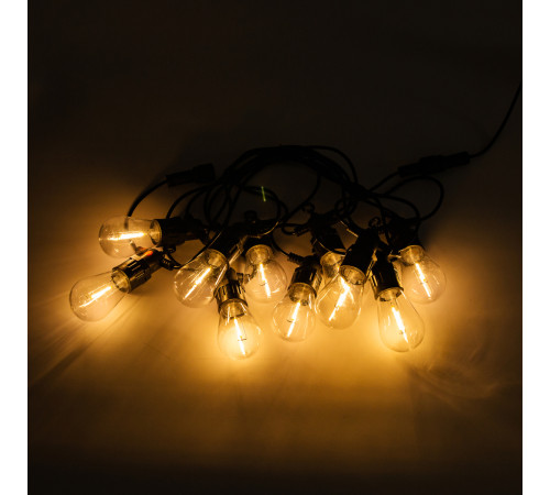 Ретро-гірлянда вулична 10 LED, 5 м, теплий білий Ретро-гірлянда вулична 10 LED, 5 м, теплий білий