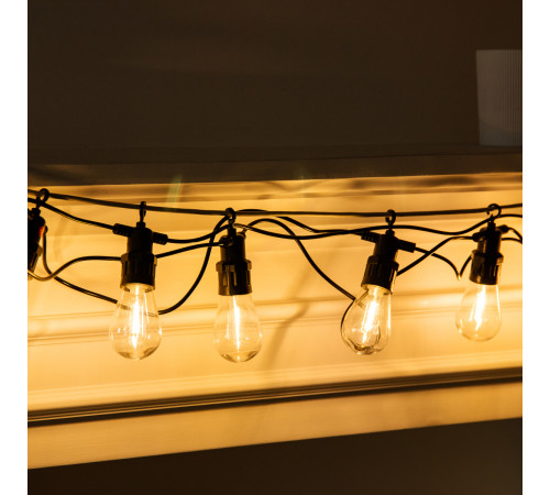 Ретро-гірлянда вулична 10 LED, 5 м, теплий білий Ретро-гірлянда вулична 10 LED, 5 м, теплий білий