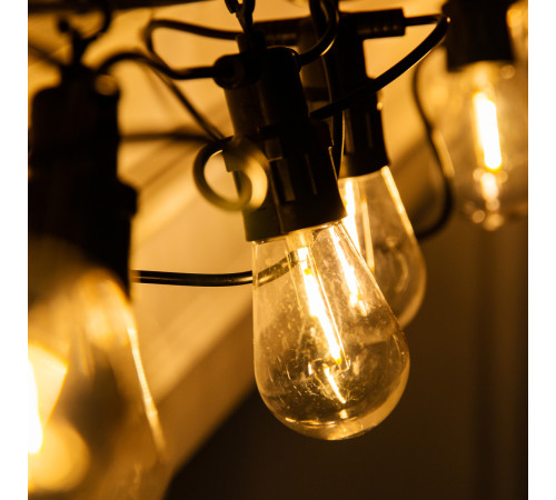 Ретро-гірлянда вулична 10 LED, 5 м, теплий білий Ретро-гірлянда вулична 10 LED, 5 м, теплий білий